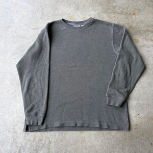 2000s ll bean green thermal